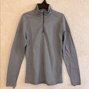 Gray Quarter-Zip Sweater